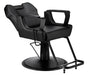 Karma_Bowral_Reclining_Salon_Chair_Front_Angle_View_Backrest_Tilted