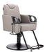Karma_Tumut_Reclining_Salon_Chair_Fawn_Front_Angle_View
