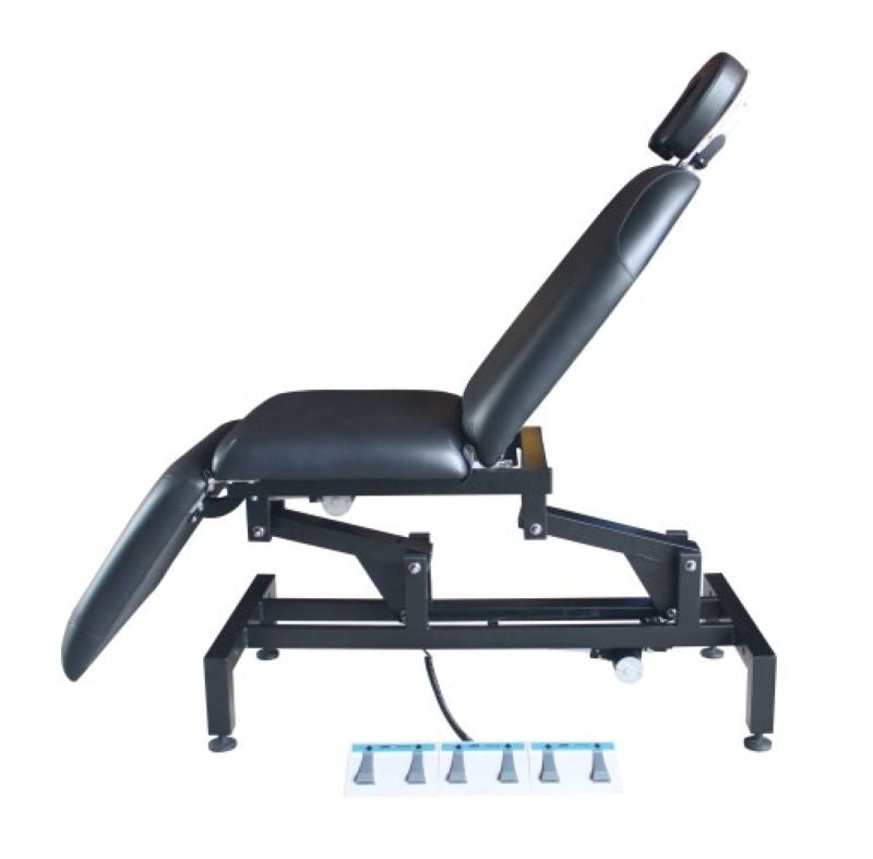 LashBedTPB15SideViewBackReclineBlack