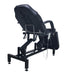 MelissallSemi-ElectricBeautyBedBE08BlackBackAngleView