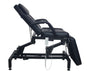 MelissallSemi-ElectricBeautyBedBE08BlackSideView90Degrees