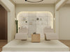 VelourShampooUnitWhiteSU53FrontViewInSalon