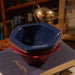 Close up of the Midnight blue Framar Connect and Color bowl showing the rubberized base and interior finish