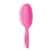 Angled view of the pink Framar detangle brush