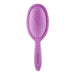 Front view of the Purple Reign Framar detangle brush