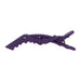 Side profile of a purple Framar Gator Grip professional non-slip hair sectioning clip