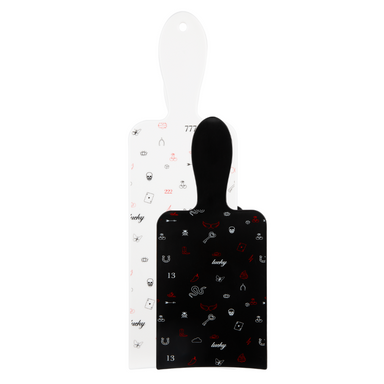 Framar Get Lucky Paddle Pack featuring one small black and one large white balayage board with tattoo patterns