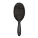 Top view of the black Framar Polish Brush highlighting the oval paddle and ergonomic handle