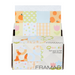 Framar Quilted pastel patchwork design pre-cut hair foil sheets