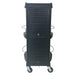 Heavy-duty salon trolley with smooth rolling castor wheels