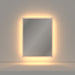 Professional salon mirror with warm LED lighting mode for beauty clinics and makeup studios