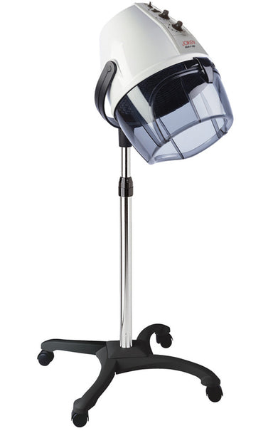 Professional Joiken Acrobat 2 Speed Pedestal Hair Dryer in White with adjustable height pole for Australian salons