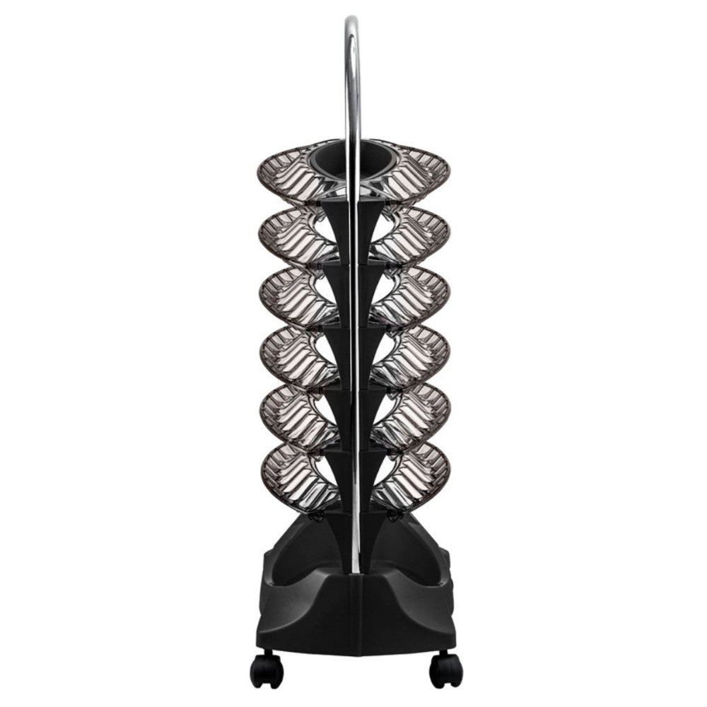Rear view of the Joiken ART trolley highlighting the durable chrome steel frame and handle
