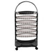 Slim profile of the Joiken ART nail polish storage trolley showing tiered tray design