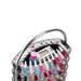 Close up of the top tray of the Joiken ART trolley showing secure nail polish bottle placement