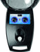 Close up of the Joiken Atomix hair steamer blue control panel showing timer dial and steam settings