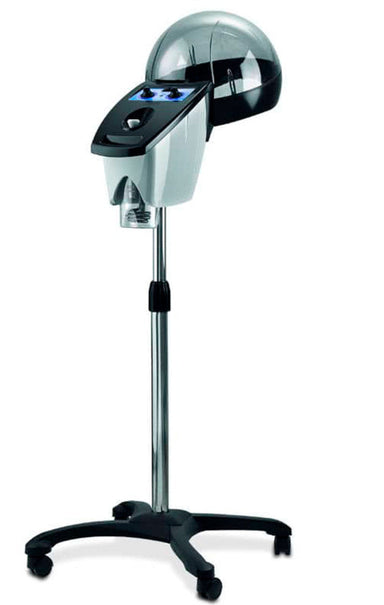 Professional Joiken Atomix pedestal hair steamer with large dome and adjustable stand for Australian salons