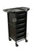 Joiken Breeze PLUS salon trolley with collapsible side shelves extended for extra workspace
