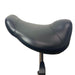 Side profile of the Brumby saddle stool showing the ergonomic seat curve for posture support