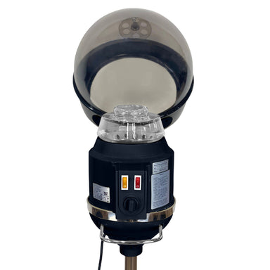 Front view of the Joiken Cloud Steamer showing the transparent hood and control switches