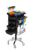 Joiken Colorist professional hairdressing trolley with 4 drawers, tint bowl holders, and foil dispenser for Australian salons