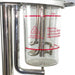 High quality glass water reservoir for facial steamer with clear safety and water level markings