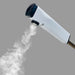 Close up of the facial steamer nozzle emitting a fine mist of oxygen ionic vapour