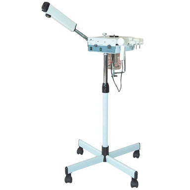 Joiken professional 2-in-1 facial steamer with ozone and rotary brush attachment on a mobile stand for Australian beauty clinics