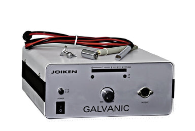 Joiken Galvanic Machine with electrodes and cables for professional facial skin therapy in Australian beauty salons