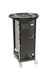 Joiken Gemini professional black hairdressing trolley with lockable door and name card holder