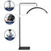 Joiken LED Moon Light Stand featuring 360-degree rotatable head and side adjustment knobs for professional salon lighting