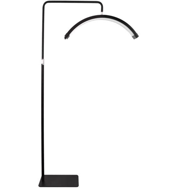 Professional Joiken LED Moon Light Stand in black with a sturdy flat base for beauty clinics