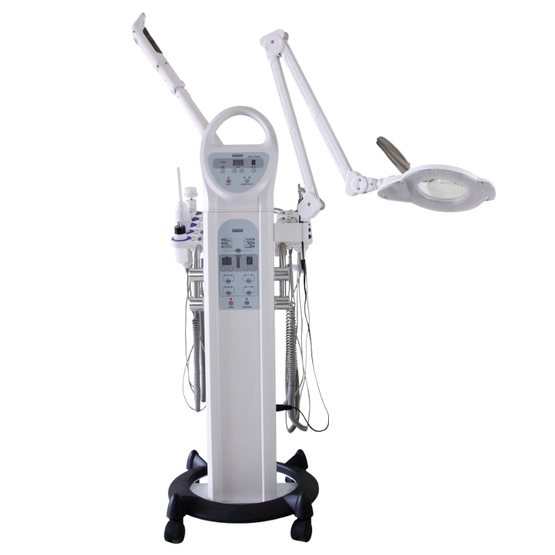 Joiken Opal 402 digital multi function facial unit featuring steamer magnifying lamp and skin analysis tools for Australian beauty clinics