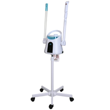 Professional Joiken Opal hot and cold facial steamer on a stable five-star wheeled base for Australian beauty salons