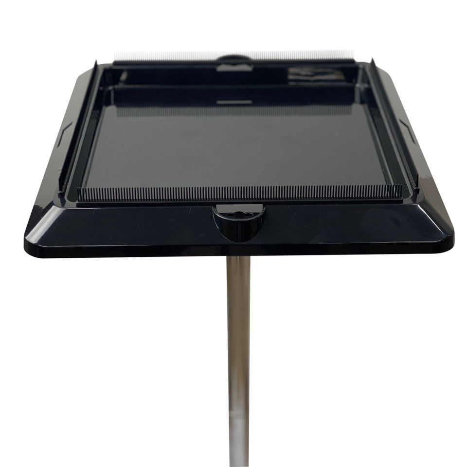 Front view of the Joiken Pulsar multipurpose salon tray for tools and extensions