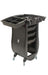 Joiken Rocket salon trolley with side trays attached to the top to extend the professional working surface area