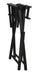 Folded Joiken Rose portable makeup chair showing compact design for easy transport and storage