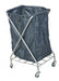 Joiken professional square salon towel bin on wheels with charcoal laundry bag for barbers and salons
