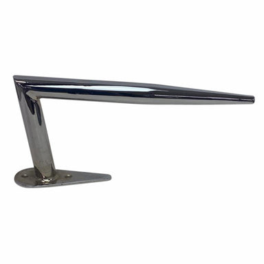 Joiken Step Footrest in polished chrome for professional salon and barber styling stations