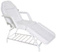Joiken Tulip white beauty treatment bed with removable cushion and integrated face hole