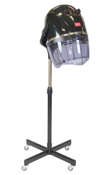 Joiken VL605 professional black 2-speed pedestal hair dryer on a mobile stand for salons