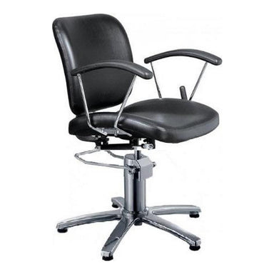 Kahla professional black reclining shampoo chair with 5-star hydraulic alloy base for Australian hair salons