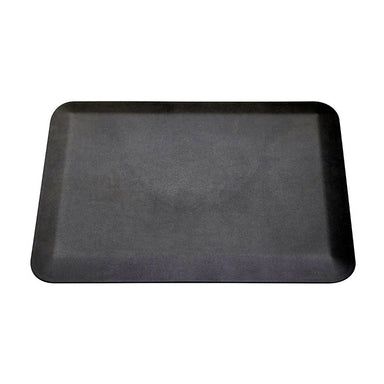 Black square anti-fatigue salon mat for professional salon and barber use