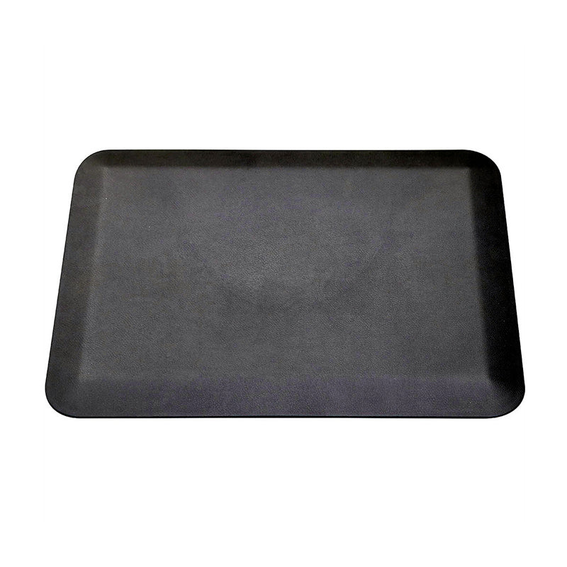 Black square anti-fatigue salon mat for professional salon and barber use