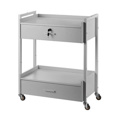 Professional salon beauty trolley with smooth-glide drawers and castors
