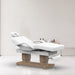 Karma Bethels Beach electric treatment table styled in a modern professional clinic room