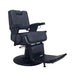 Front angled view of the Karma Brisbane professional reclining barber chair