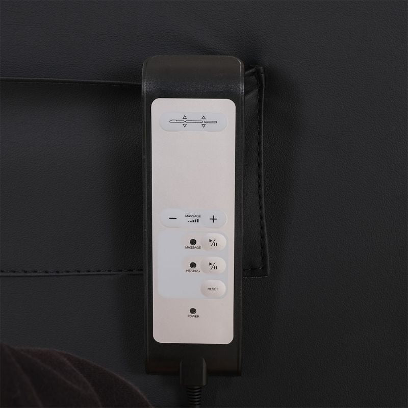 Handheld remote control for the Karma Flemington heating and massage functions