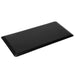 Large black rectangular anti fatigue hairdressing mat with bevelled edges for professional salon use