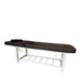 Professional black massage table with removable pillow for salon and clinic use